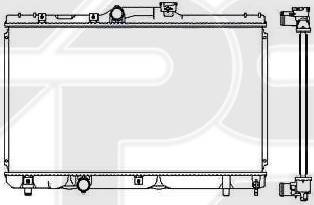 FPS FP 70 A537 - Radiateur, refroidissement du moteur cwaw.fr