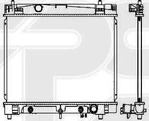 FPS FP 70 A527 - Radiateur, refroidissement du moteur cwaw.fr