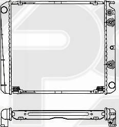 FPS FP 72 A481 - Radiateur, refroidissement du moteur cwaw.fr