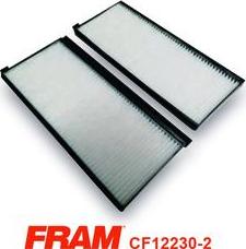 FRAM CF12230-2 - Filtre, air de l'habitacle cwaw.fr