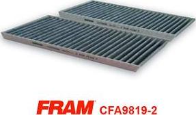 FRAM CFA9819-2 - Filtre, air de l'habitacle cwaw.fr