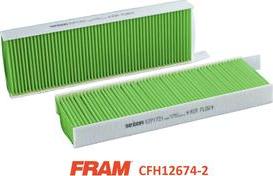 FRAM CFH12674-2 - Filtre, air de l'habitacle cwaw.fr