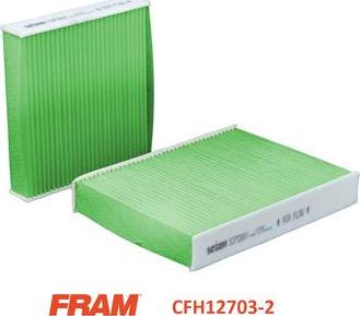 FRAM CFH12703-2 - Filtre, air de l'habitacle cwaw.fr