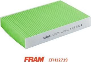 FRAM CFH12716 - Filtre, air de l'habitacle cwaw.fr