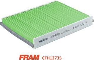 FRAM CFH12712 - Filtre, air de l'habitacle cwaw.fr