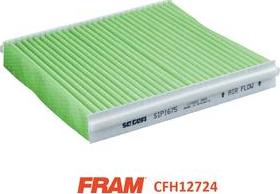 FRAM CFH12717 - Filtre, air de l'habitacle cwaw.fr