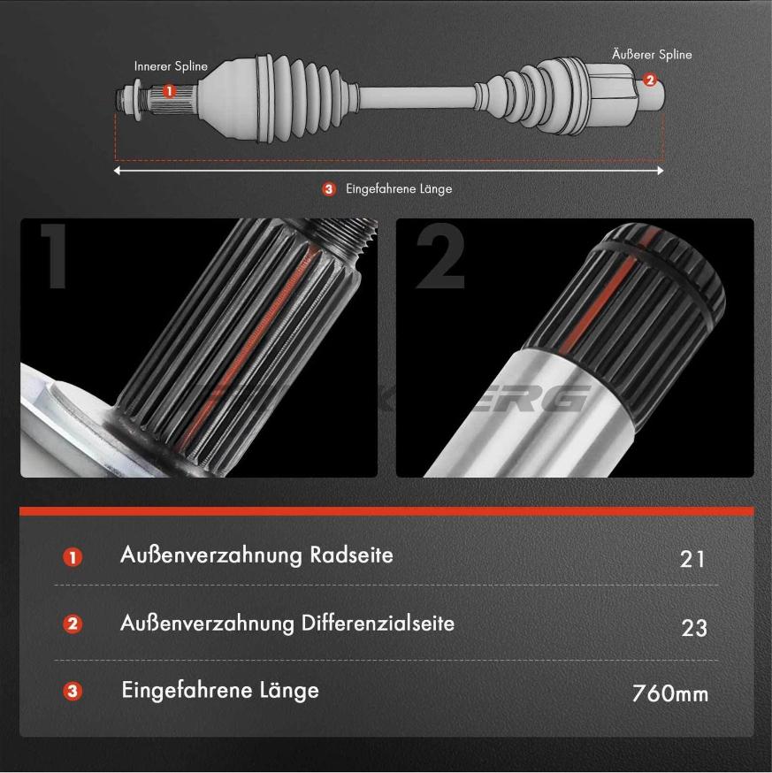 FRANKBERG 5481FB0009950 - Arbre de transmission cwaw.fr