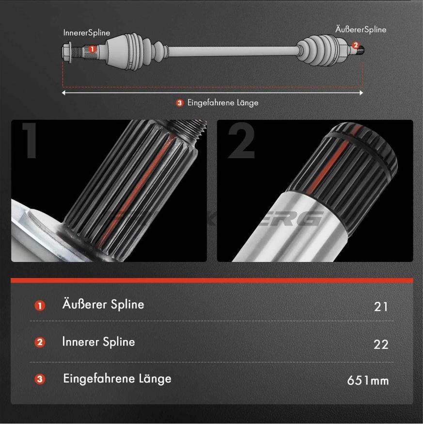 FRANKBERG 5481FB0009653 - Arbre de transmission cwaw.fr