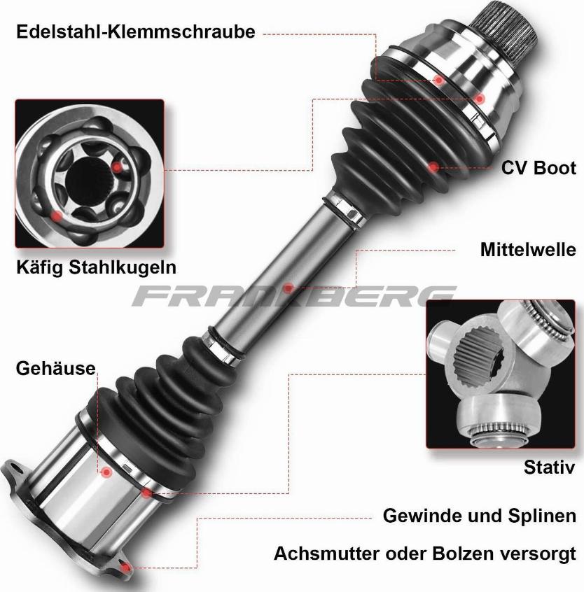 FRANKBERG 5481FB0009691 - Arbre de transmission cwaw.fr