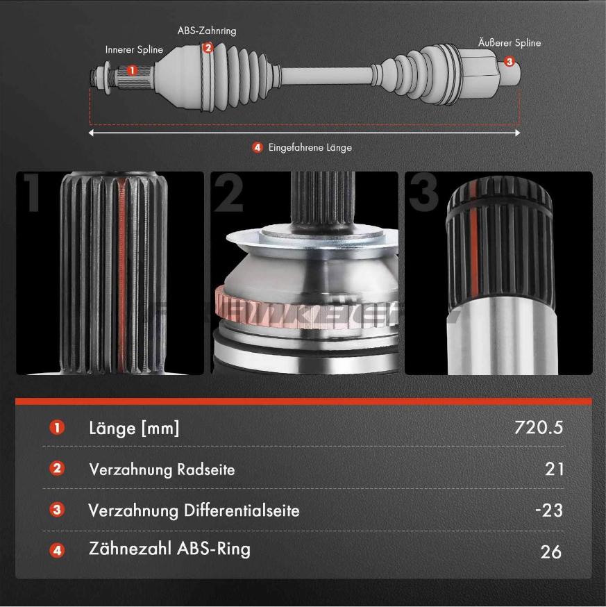 FRANKBERG 5481FB0009626 - Arbre de transmission cwaw.fr