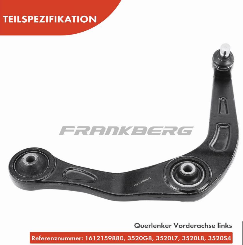 FRANKBERG 5481FB0006755 - Bras de liaison, suspension de roue cwaw.fr