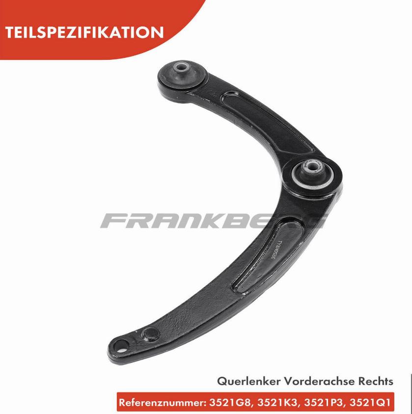 FRANKBERG 5481FB0006752 - Bras de liaison, suspension de roue cwaw.fr