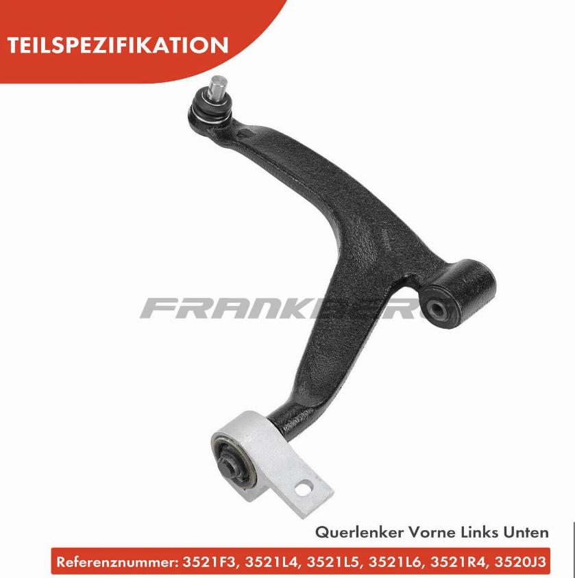 FRANKBERG 5481FB0006721 - Bras de liaison, suspension de roue cwaw.fr