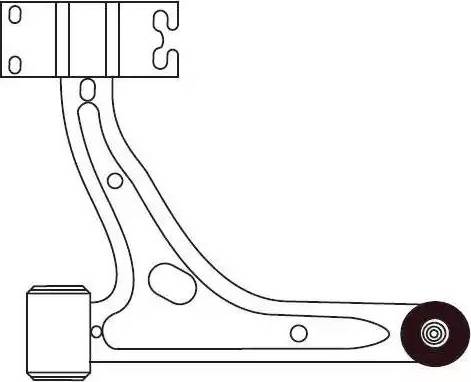 FRAP 4572 - Bras de liaison, suspension de roue cwaw.fr