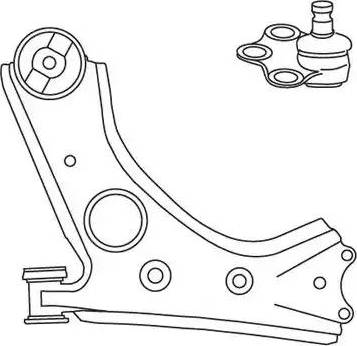 FRAP 3989 - Bras de liaison, suspension de roue cwaw.fr