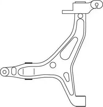 FRAP 3130 - Bras de liaison, suspension de roue cwaw.fr