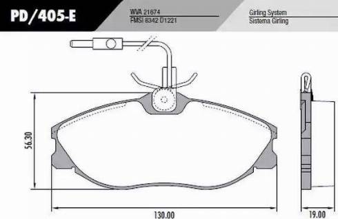 FRAS-LE PD405E - Kit de plaquettes de frein, frein à disque cwaw.fr