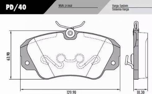 FRAS-LE PD40 - Kit de plaquettes de frein, frein à disque cwaw.fr