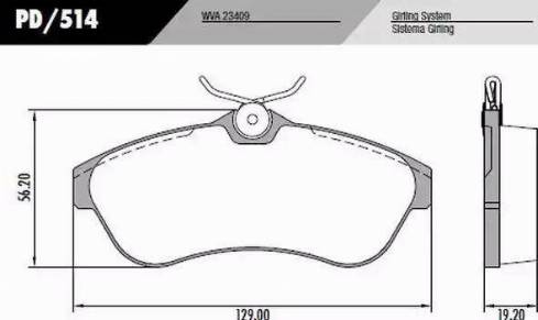 FRAS-LE PD514 - Kit de plaquettes de frein, frein à disque cwaw.fr