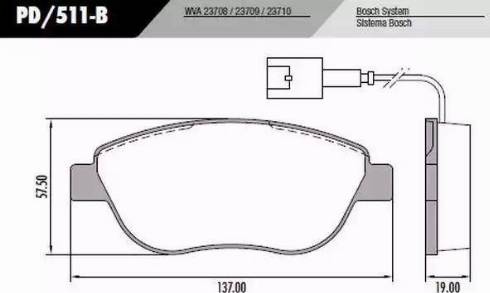 FRAS-LE PD/511-B - Kit de plaquettes de frein, frein à disque cwaw.fr