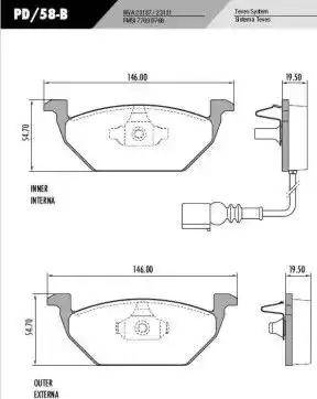 FRAS-LE PD/58-B - Kit de plaquettes de frein, frein à disque cwaw.fr