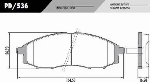 FRAS-LE PD536 - Kit de plaquettes de frein, frein à disque cwaw.fr