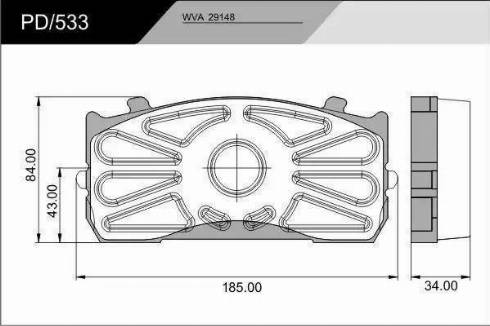 FRAS-LE PD/533_CV Advanced - Kit de plaquettes de frein, frein à disque cwaw.fr