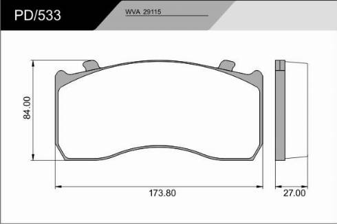 FRAS-LE PD/533-K020_HD PRO - Kit de plaquettes de frein, frein à disque cwaw.fr