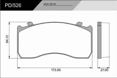 FRAS-LE PD/526-K02_CV Advanced - Kit de plaquettes de frein, frein à disque cwaw.fr