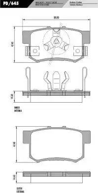 FRAS-LE PD/645 - Kit de plaquettes de frein, frein à disque cwaw.fr