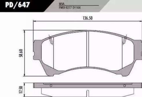 FRAS-LE PD647 - Kit de plaquettes de frein, frein à disque cwaw.fr