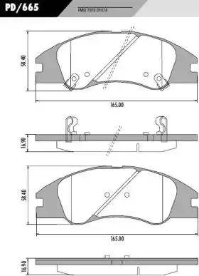 FRAS-LE PD/665 - Kit de plaquettes de frein, frein à disque cwaw.fr