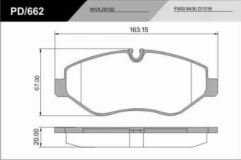 FRAS-LE PD/662_CV Advanced - Kit de plaquettes de frein, frein à disque cwaw.fr