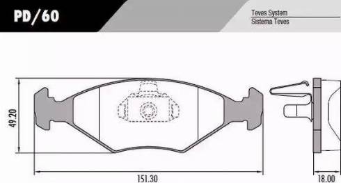 FRAS-LE PD60 - Kit de plaquettes de frein, frein à disque cwaw.fr