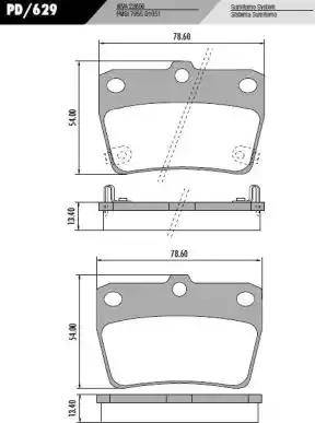 FRAS-LE PD/629 - Kit de plaquettes de frein, frein à disque cwaw.fr