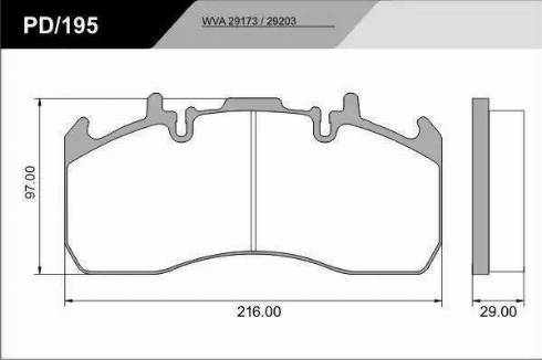 FRAS-LE PD/195-K19_CV Advanced - Kit de plaquettes de frein, frein à disque cwaw.fr