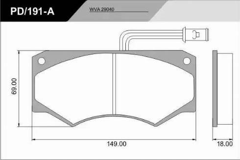 FRAS-LE PD/191-A_CV Advanced - Kit de plaquettes de frein, frein à disque cwaw.fr