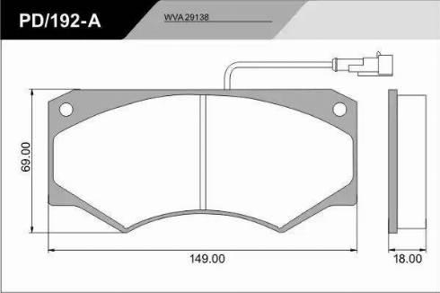 FRAS-LE PD/192-A_CV Advanced - Kit de plaquettes de frein, frein à disque cwaw.fr