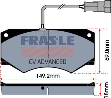 FRAS-LE PD/192-A-CV - Kit de plaquettes de frein, frein à disque cwaw.fr