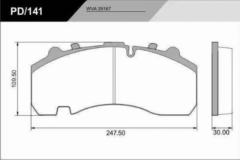 FRAS-LE PD/141-K20_HD PRO - Kit de plaquettes de frein, frein à disque cwaw.fr