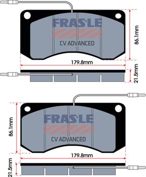 FRAS-LE PD/155-E-CV - Kit de plaquettes de frein, frein à disque cwaw.fr