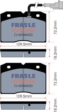 FRAS-LE PD/151-A-CV - Kit de plaquettes de frein, frein à disque cwaw.fr