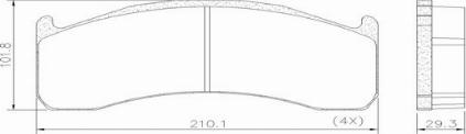 FRAS-LE PD/160-K006 _ CV ADVAN - Kit de plaquettes de frein, frein à disque cwaw.fr