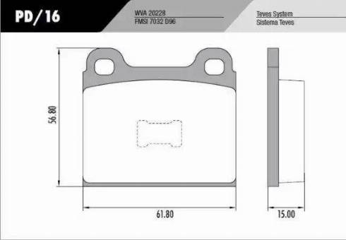 FRAS-LE PD16 - Kit de plaquettes de frein, frein à disque cwaw.fr