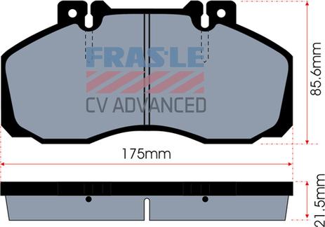 FRAS-LE PD/104-CV - Kit de plaquettes de frein, frein à disque cwaw.fr