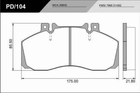 FRAS-LE PD/104_CV Advanced - Kit de plaquettes de frein, frein à disque cwaw.fr