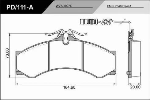 FRAS-LE PD/111-A_CV Advanced - Kit de plaquettes de frein, frein à disque cwaw.fr