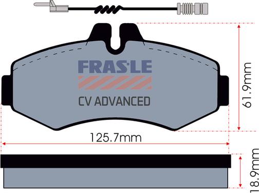 FRAS-LE PD/118-A-CV - Kit de plaquettes de frein, frein à disque cwaw.fr