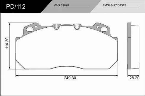 FRAS-LE PD/112-K07_CV Advanced - Kit de plaquettes de frein, frein à disque cwaw.fr