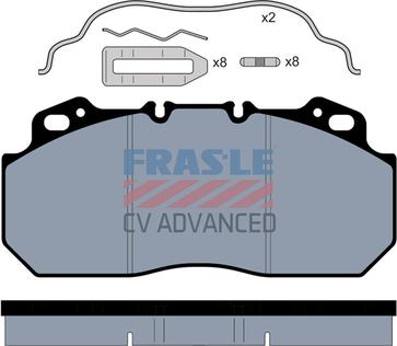 FRAS-LE PD/112-K007-CV - Kit de plaquettes de frein, frein à disque cwaw.fr